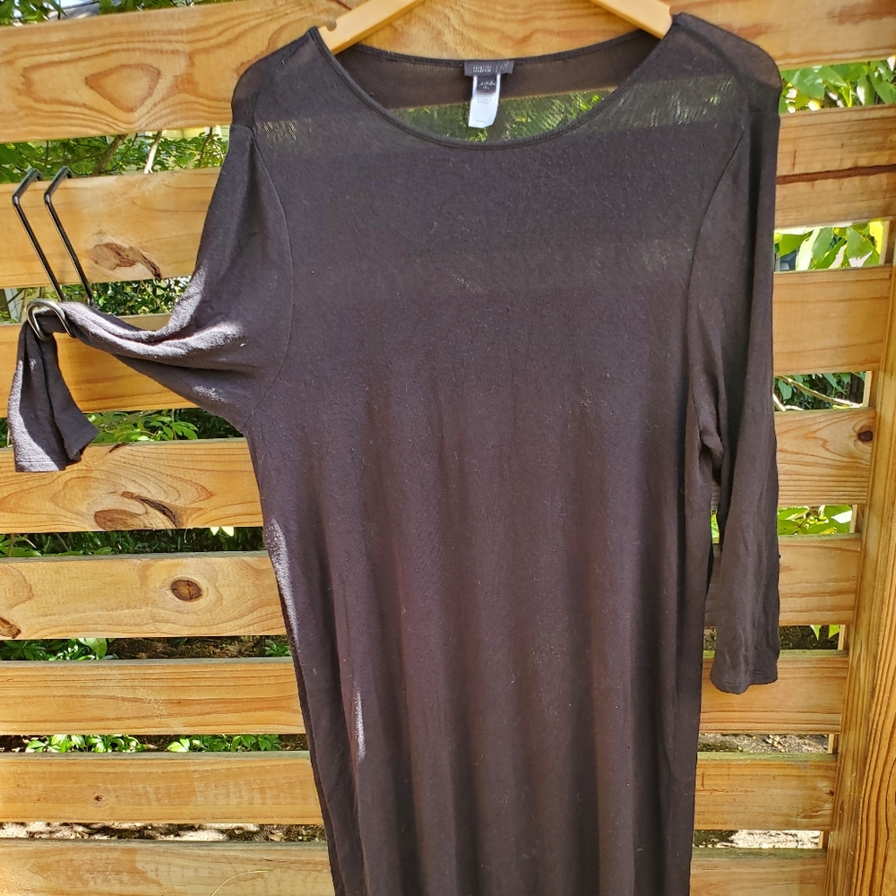 JJill Long sweater in black